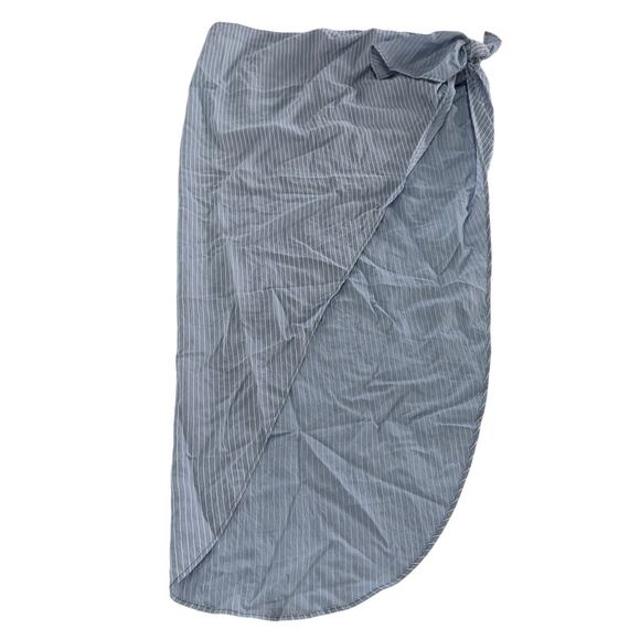 House of Harlow 1960 x Revolve Skirt Womens Extra Small Blue Nima Sarong Stripe - Picture 2 of 7